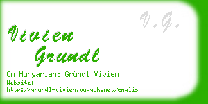 vivien grundl business card