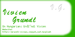 vivien grundl business card